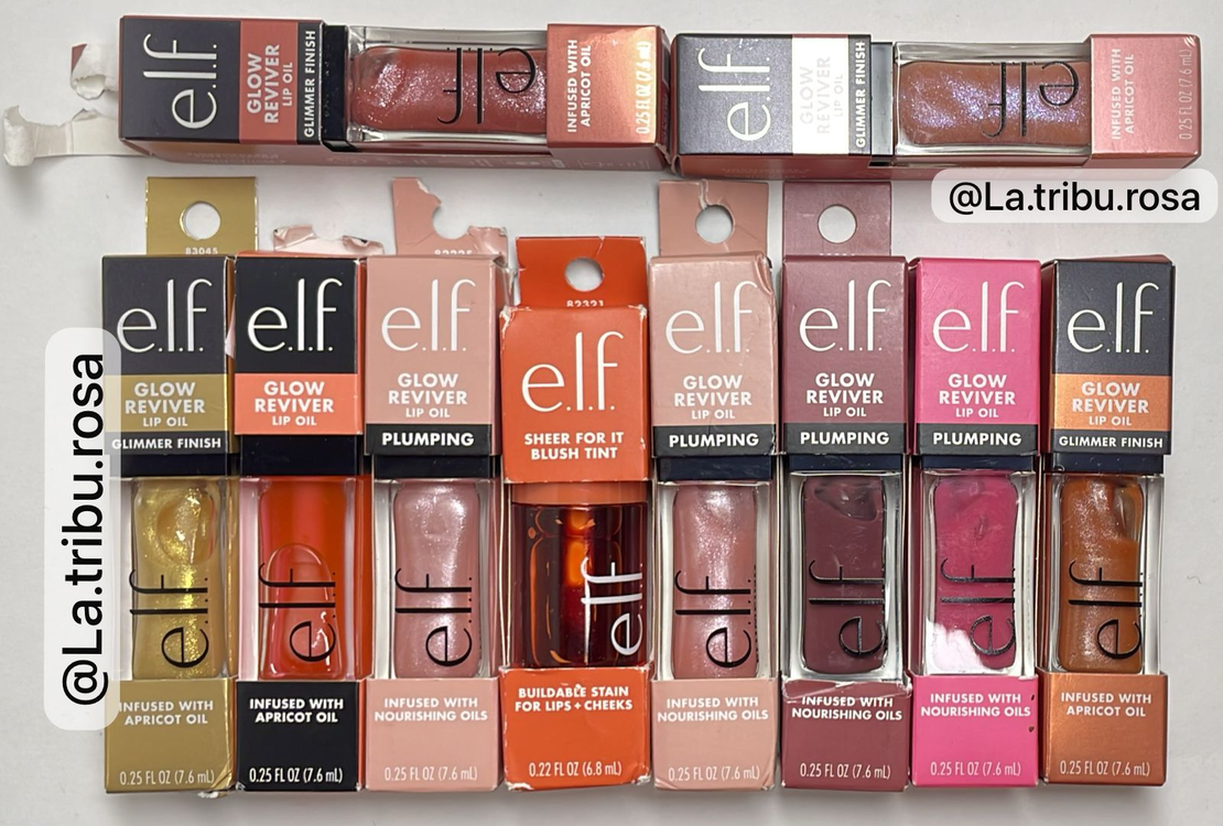 Lote de Lip oil/ Tintas con empaque dañado 10pz #A276