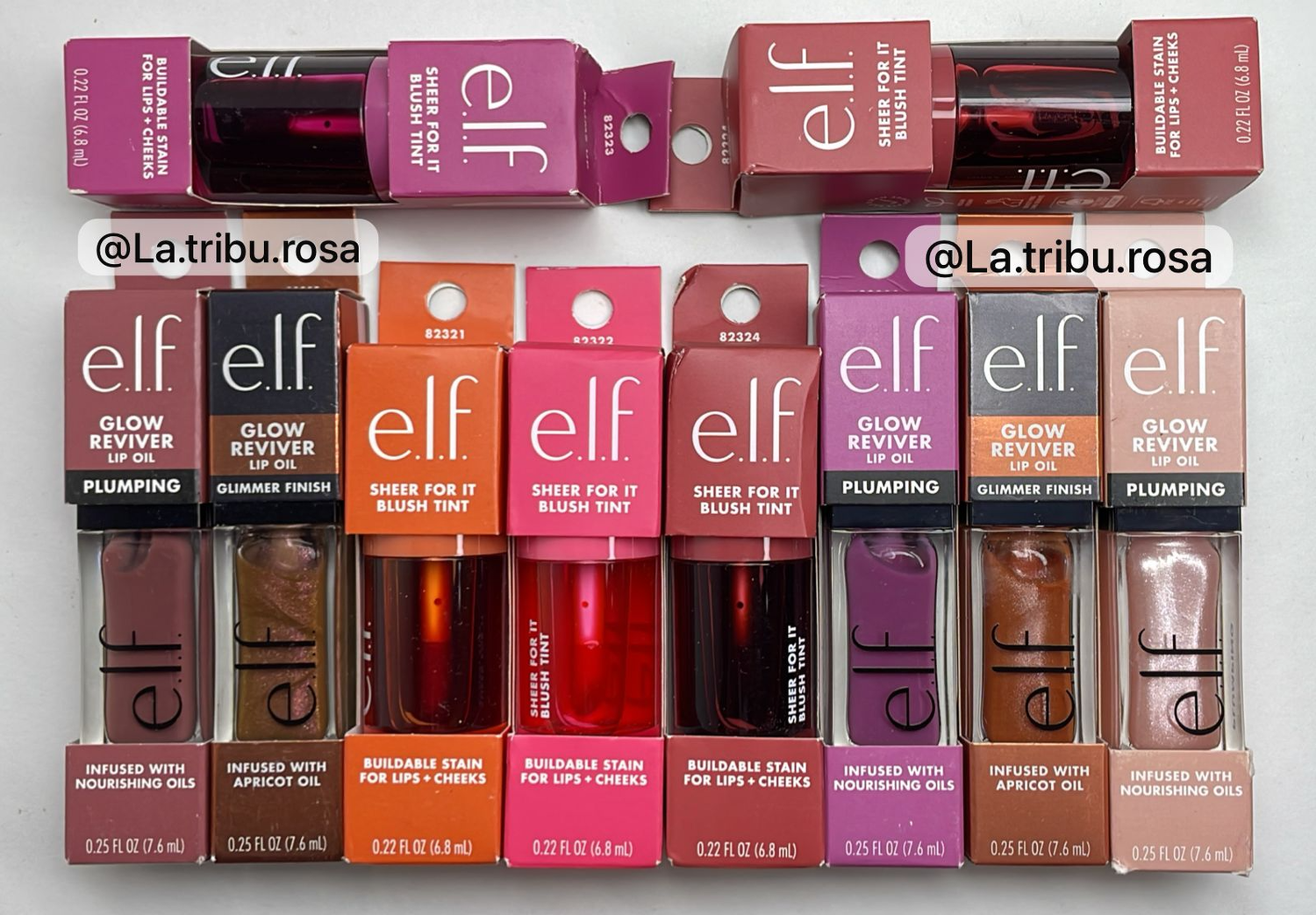 Lote de Tintas y Lip Oil 10pz #A245