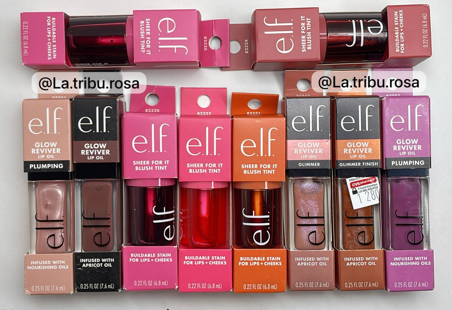 Lote de Tintas y Lip Oil 10pz #A246