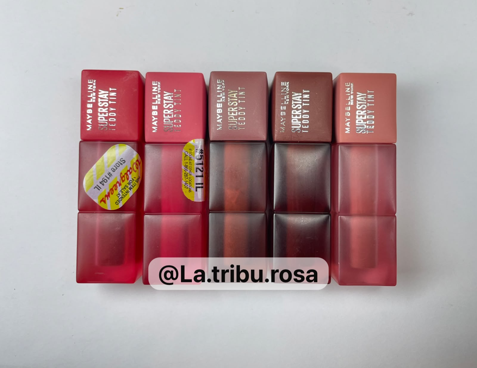 Lote solo Teddy tint 5pz #JL260