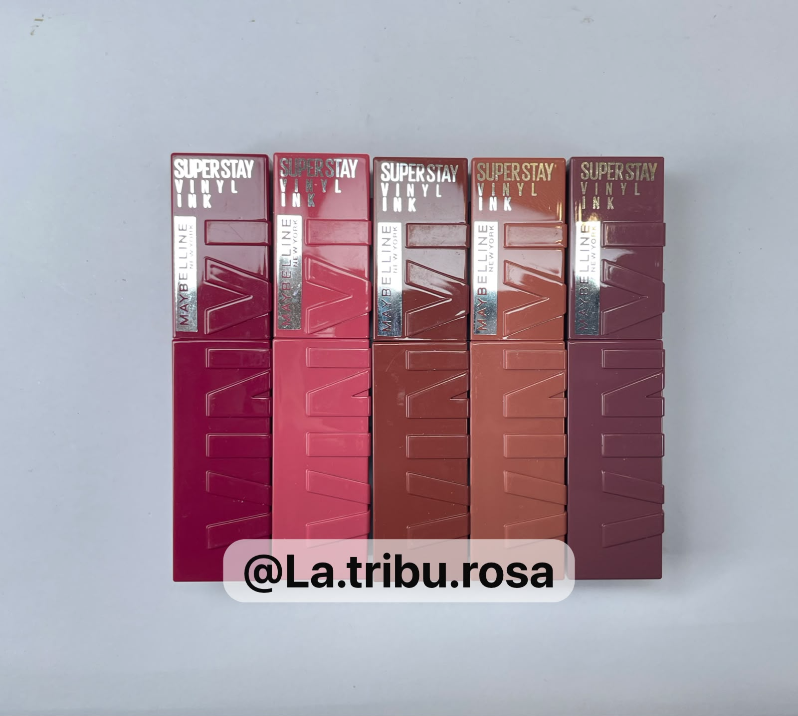 Lote Vinyl de Maybelline labiales 5pz #JL314