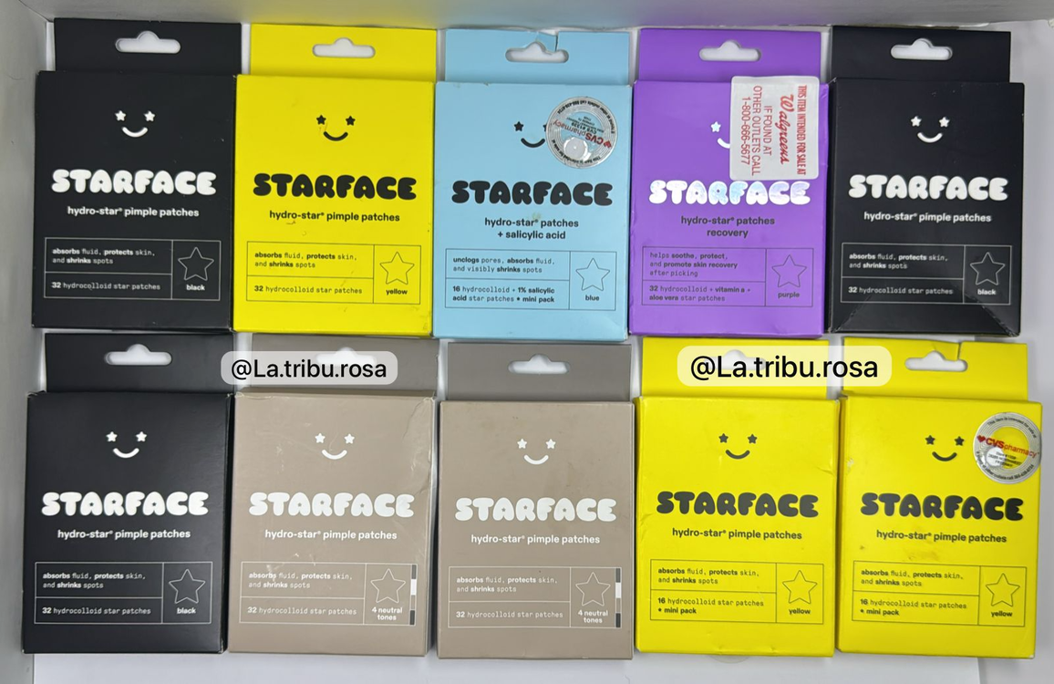 Lote solo producto de Starface con detalle en empaque 10 pz #MA235