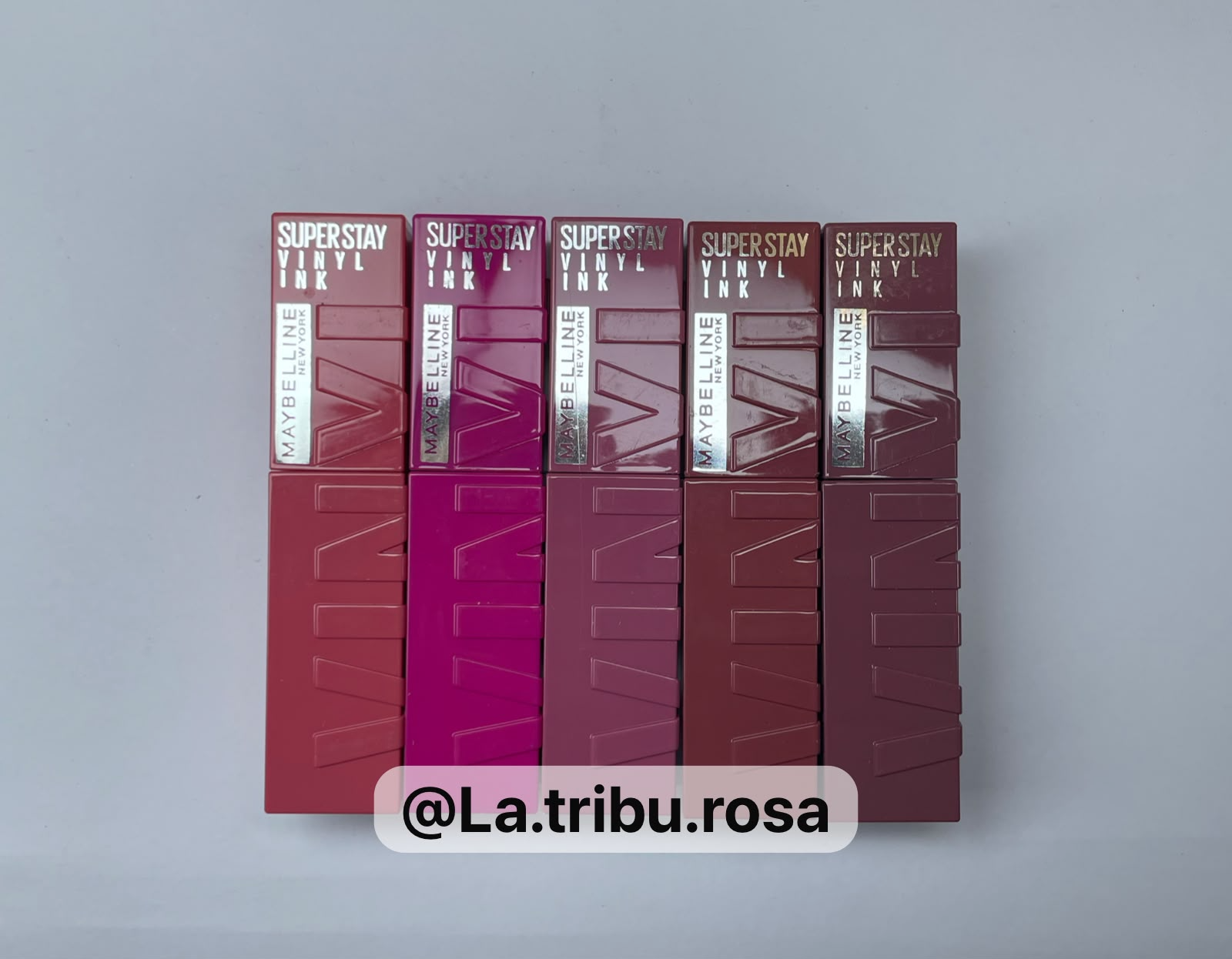 Lote Vinyl de Maybelline labiales 5pz #JL312