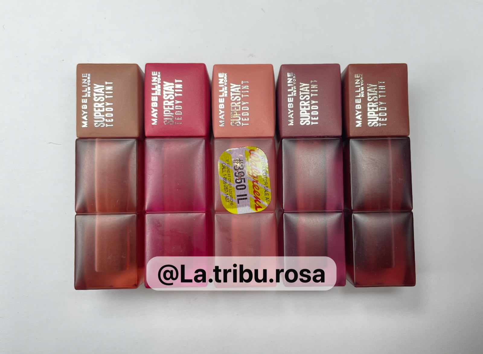 Lote solo Teddy tint 5pz #JL265