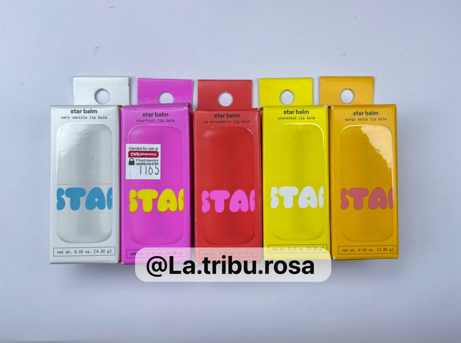 Lote balsamos starface 5 pz  #JL281