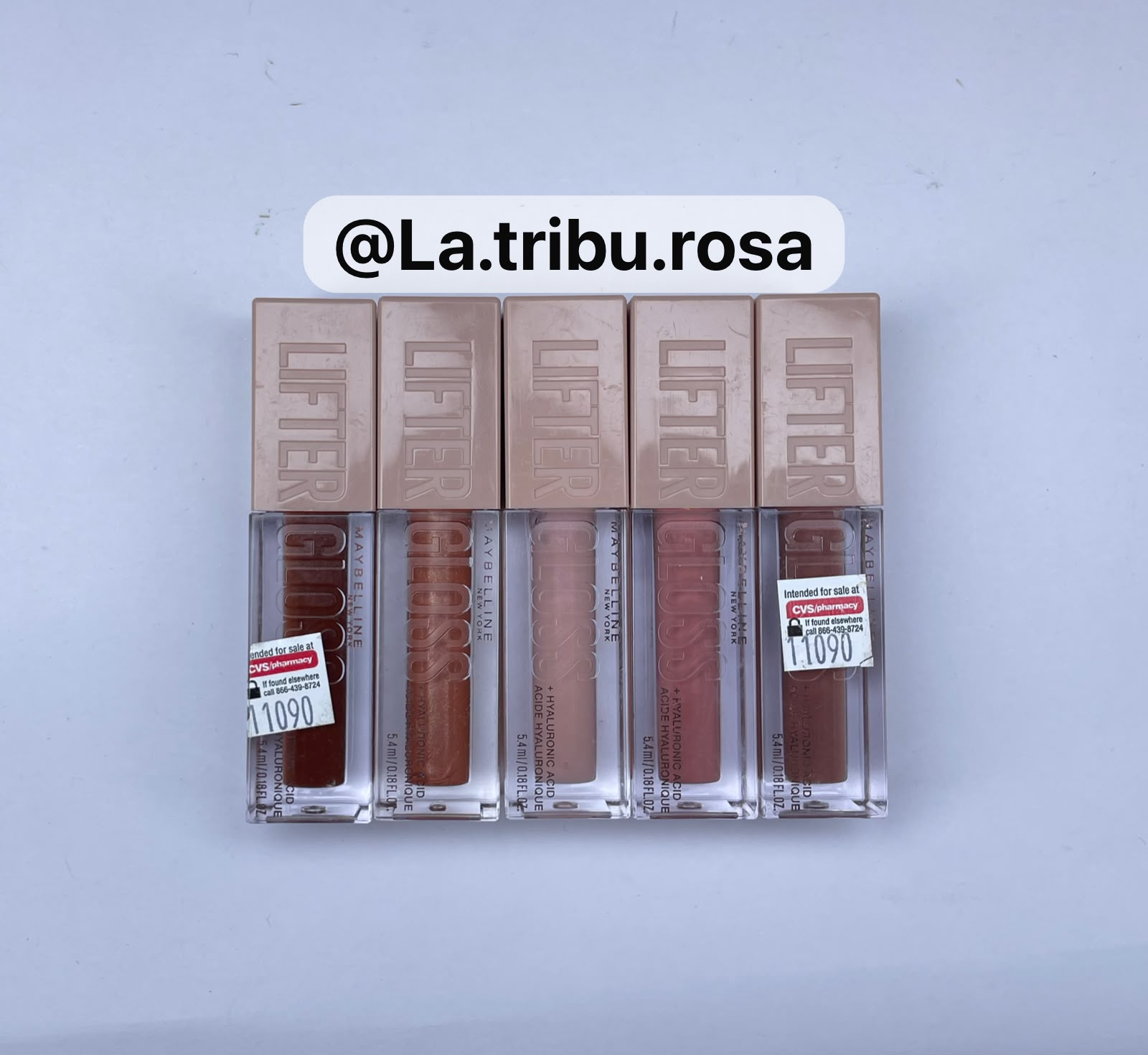 lote de gloss maybelline 5pz #JL308
