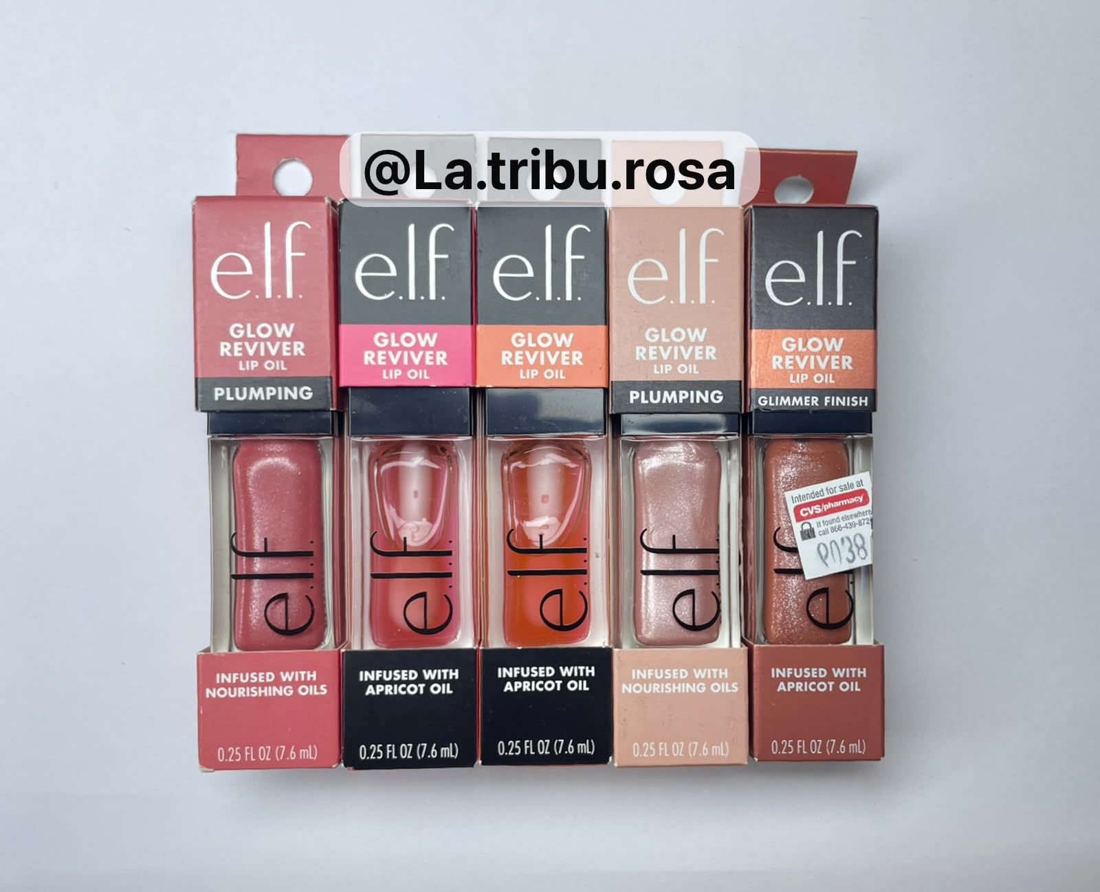 Lote de Lip oil elf 5 pz #JL237
