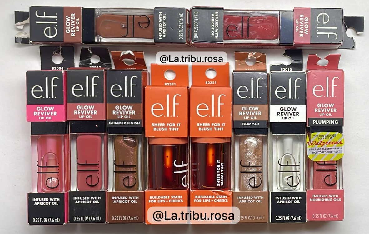 Lote de Lip oil/ Tintas con leve empaque dañado 10pz #A277