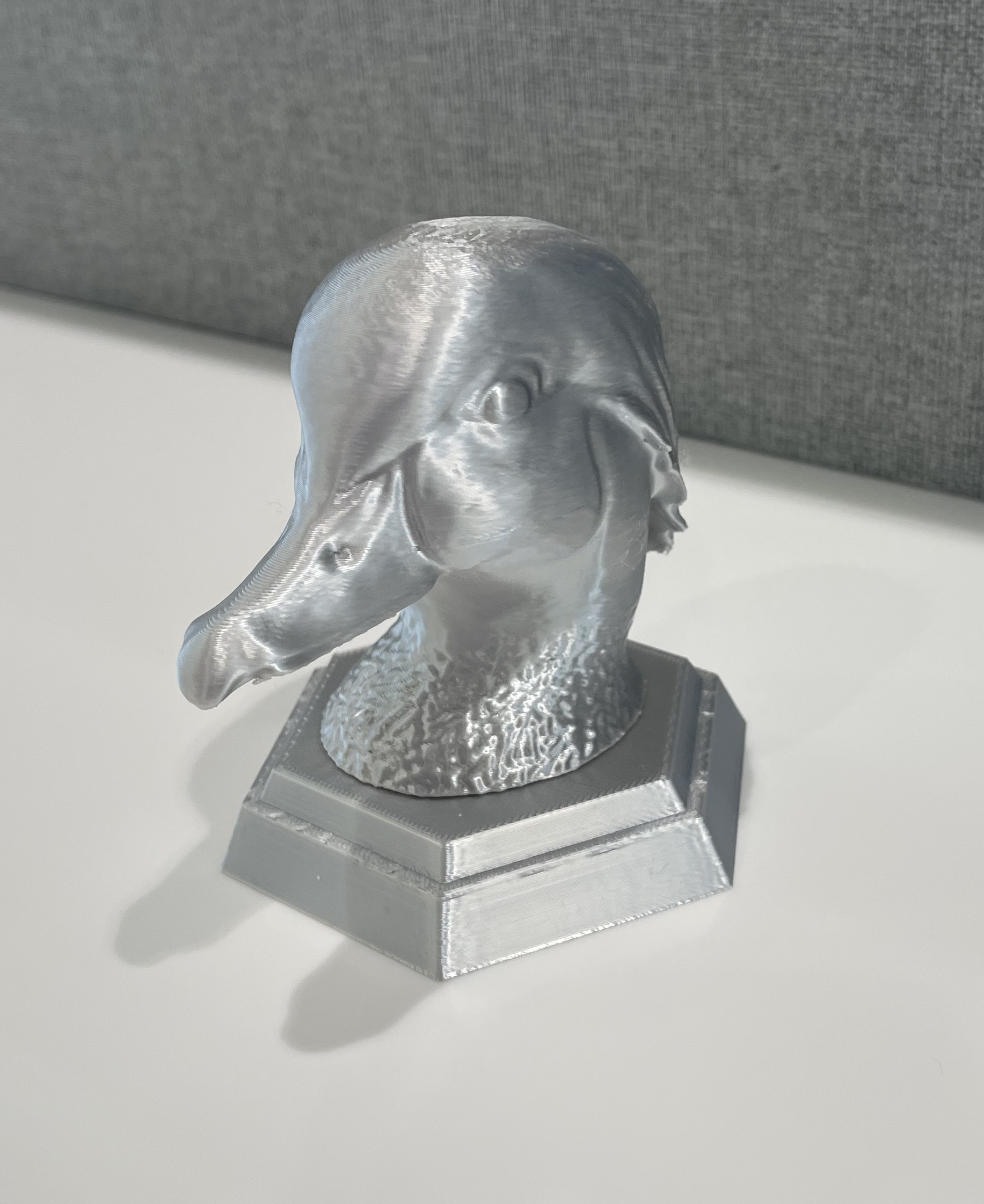 Wood Duck head statue