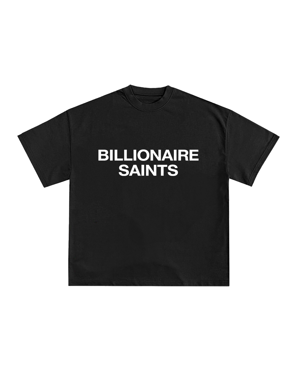 Billionaire Saints Black T-Shirt