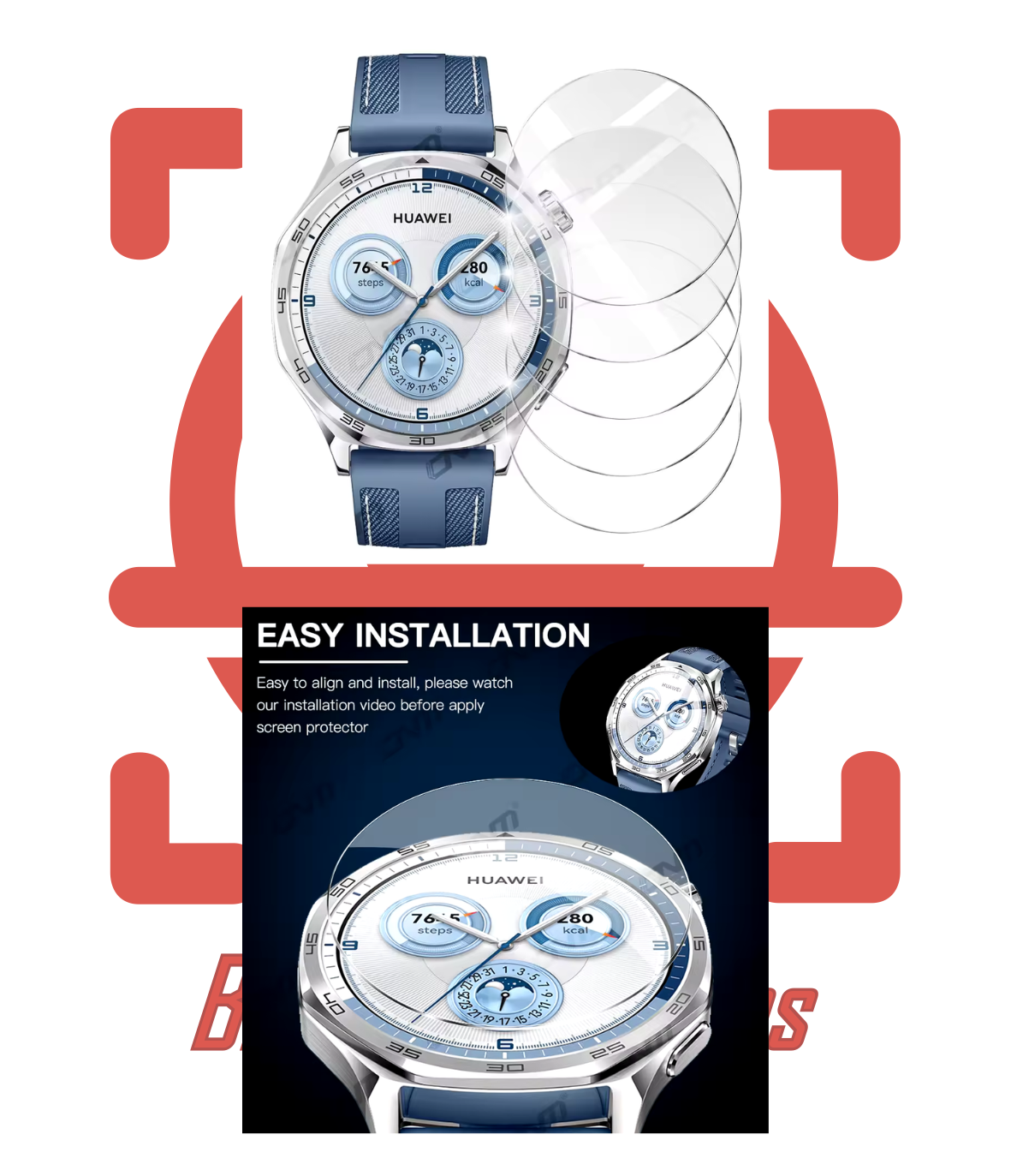 Smartwatch protector de pantalla