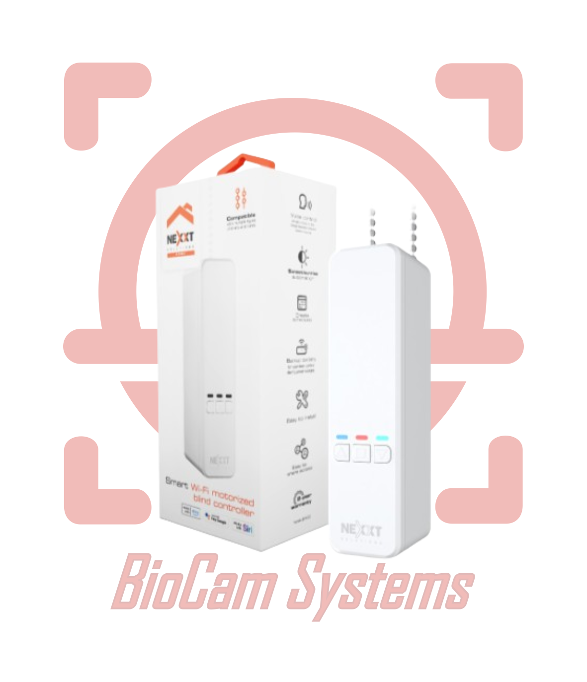 Controlador inteligente motorizado para persianas Wi-Fi