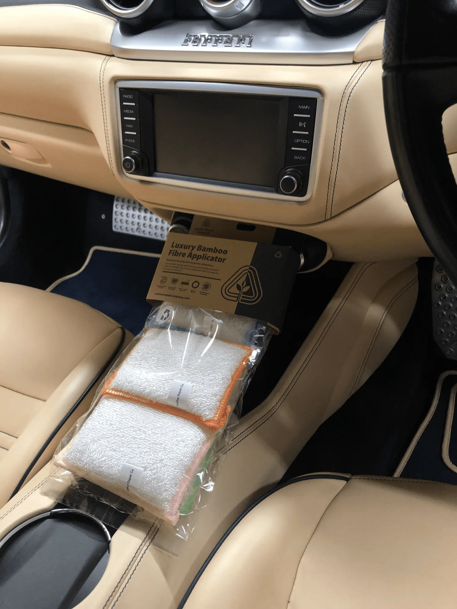 Bamboo Leather Applicator Pads 