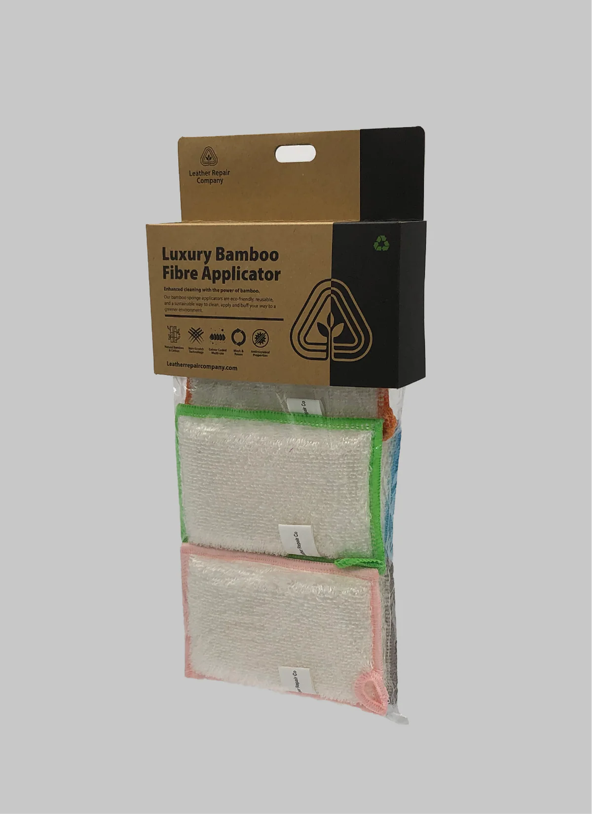 Bamboo Leather Applicator Pads 