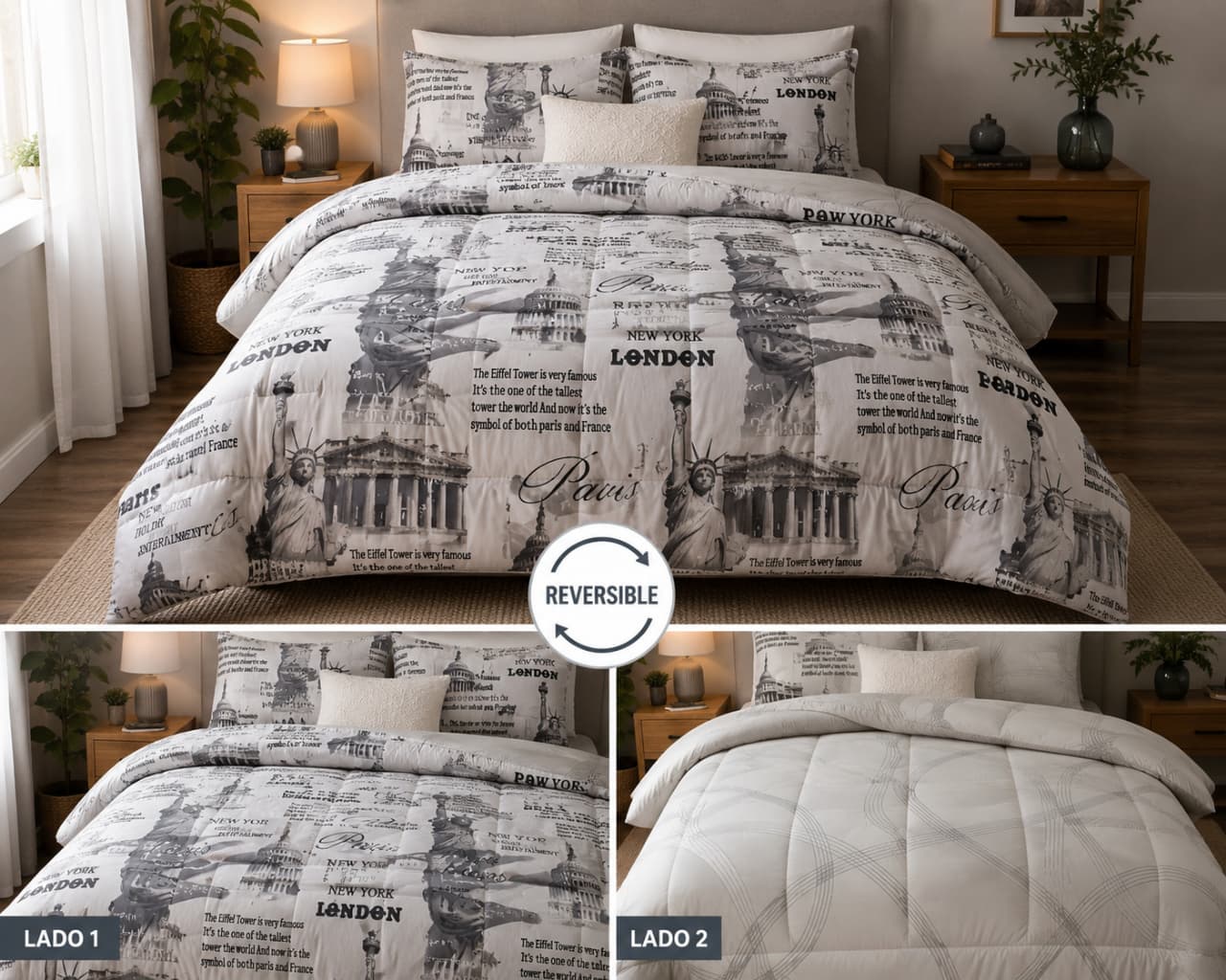 ACOLCHADO REVERSIBLE  2 1/2  