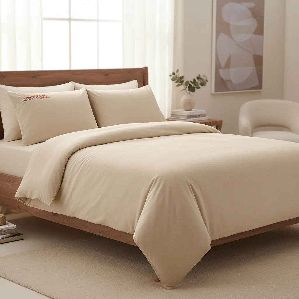 Juego De Sabanas Liso 2 1/2 Con Cartera De Regalo Campomayo