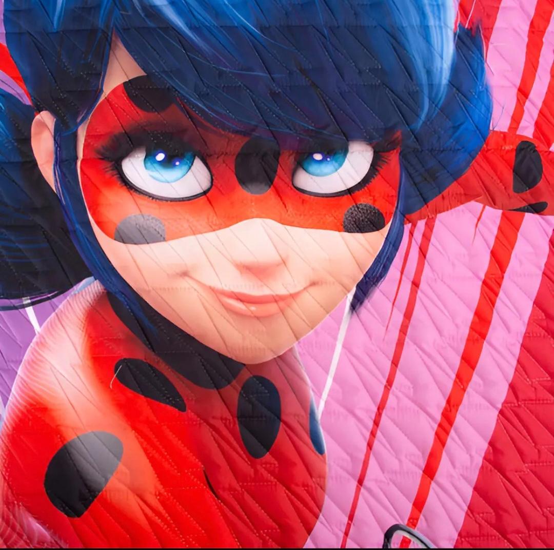 Cubrecama Ultra Soft PIÑATA 1 1/2 Plaza Miraculous Rosa Chicle