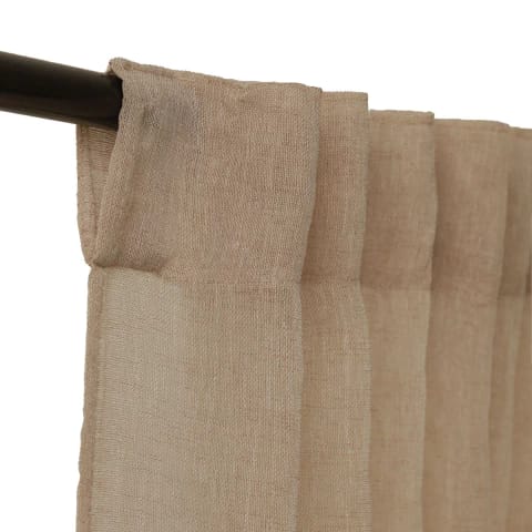 CORTINA DE AMBIENTE LINO CON PRESILLAS ESCONDIDAS 