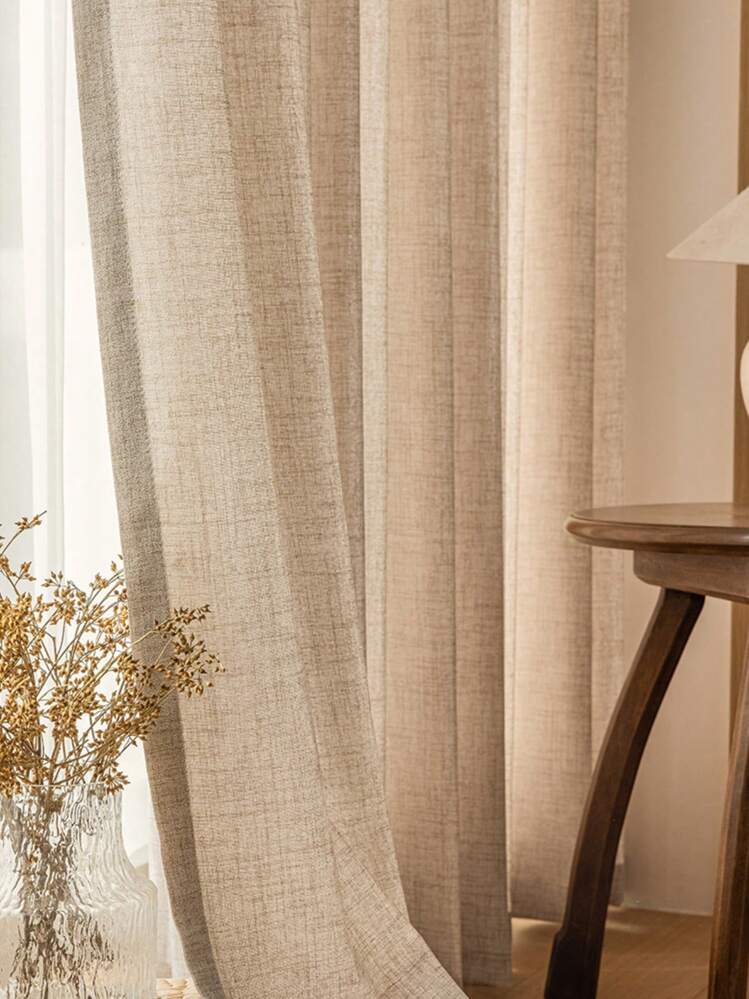 CORTINA DE AMBIENTE LINO CON PRESILLAS ESCONDIDAS 
