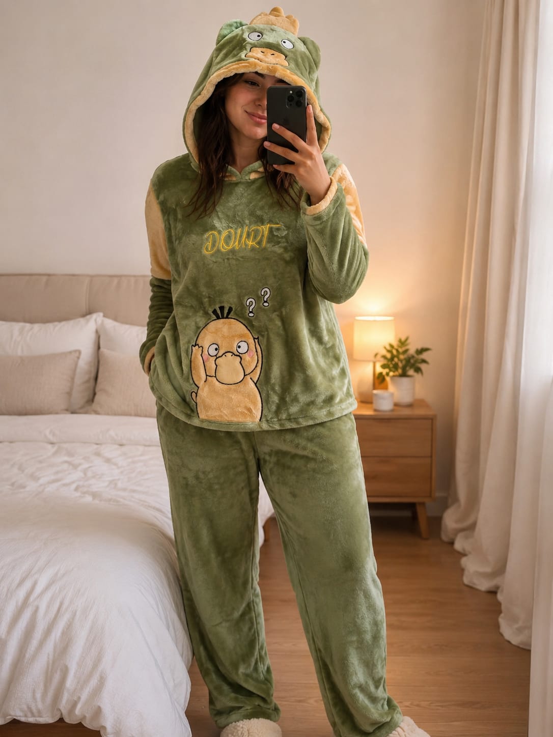 Pijama Plush Psyduck con Capucha