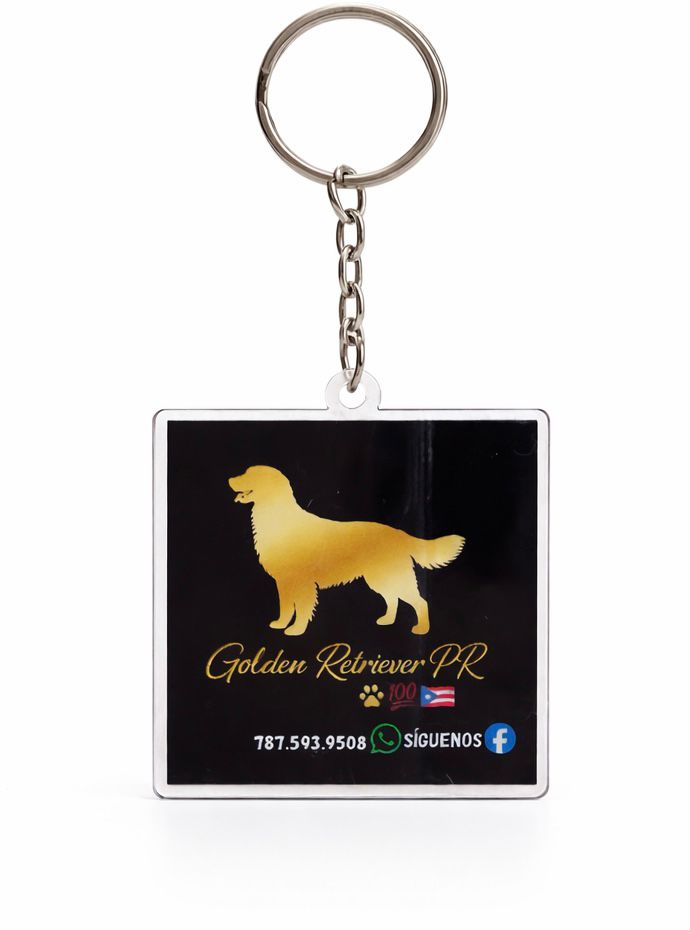 Golden Retriever Llavero
