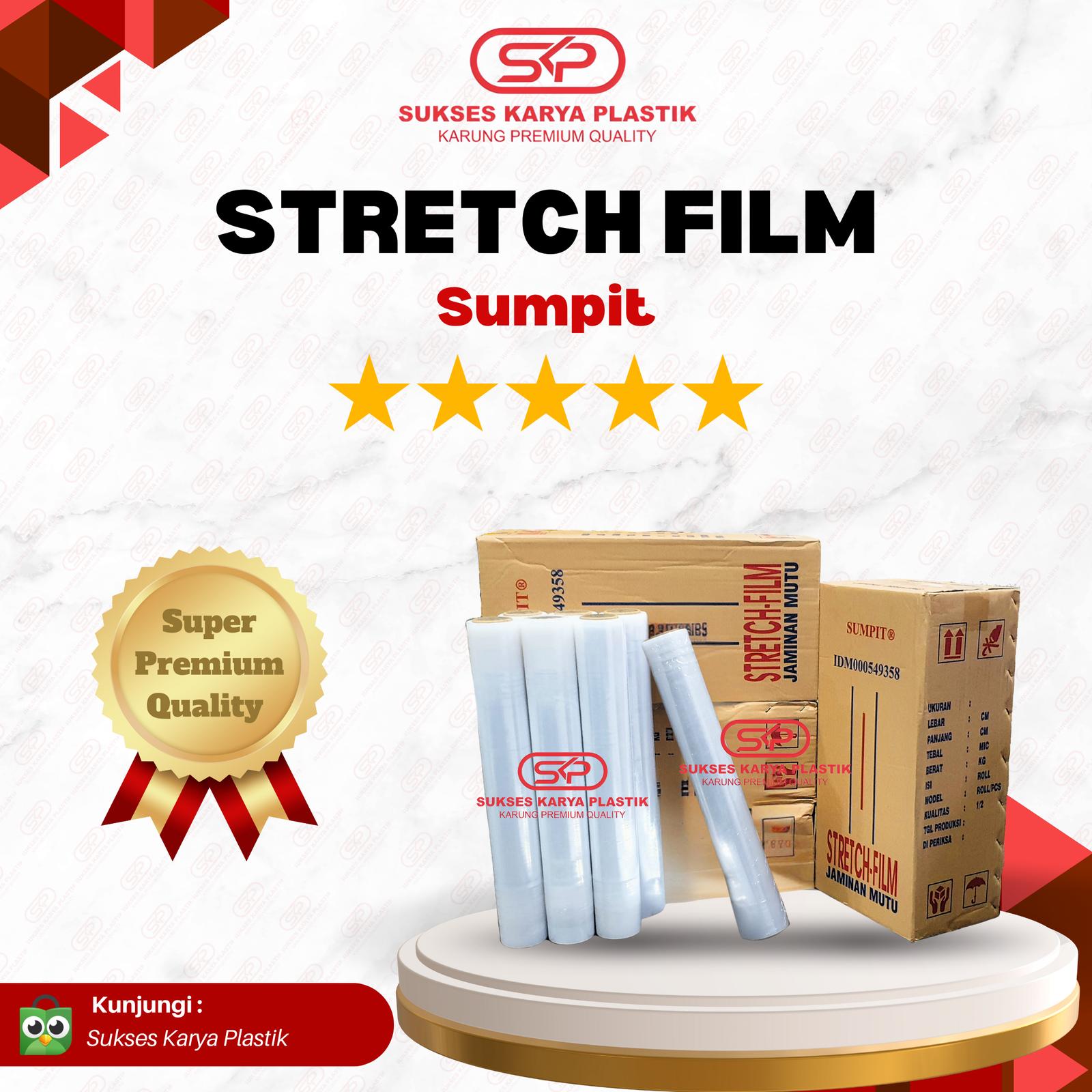 Stretch Film Sumpit Sheet Film Plastik Wrapping