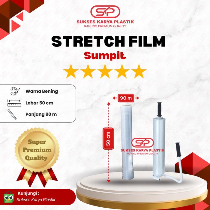 Stretch Film Sumpit Sheet Film Plastik Wrapping