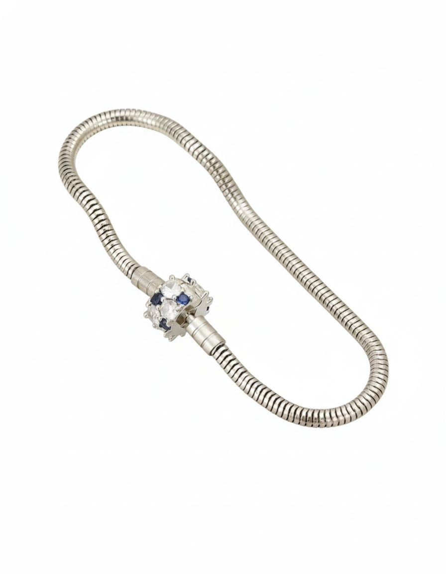 Pulsera de Acero Inoxidable con Dije