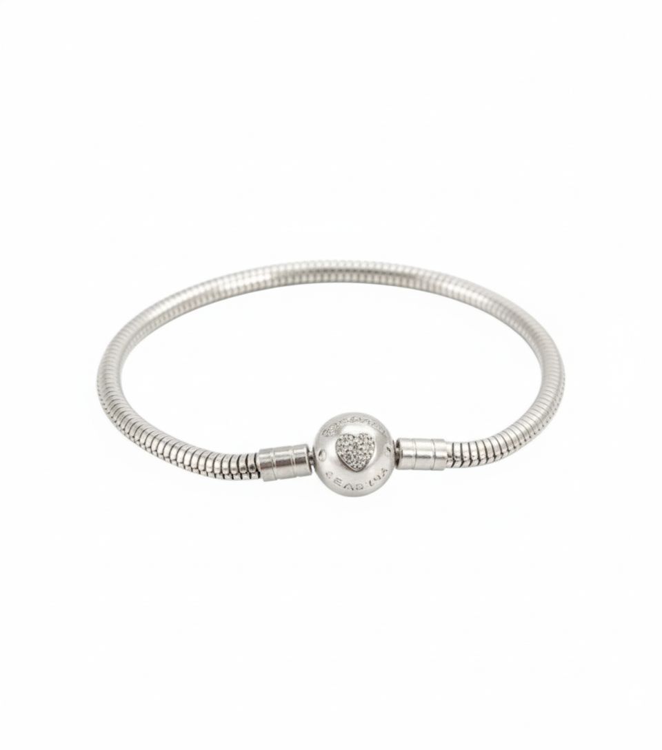 Pulsera de Acero Inoxidable tipo Pandora