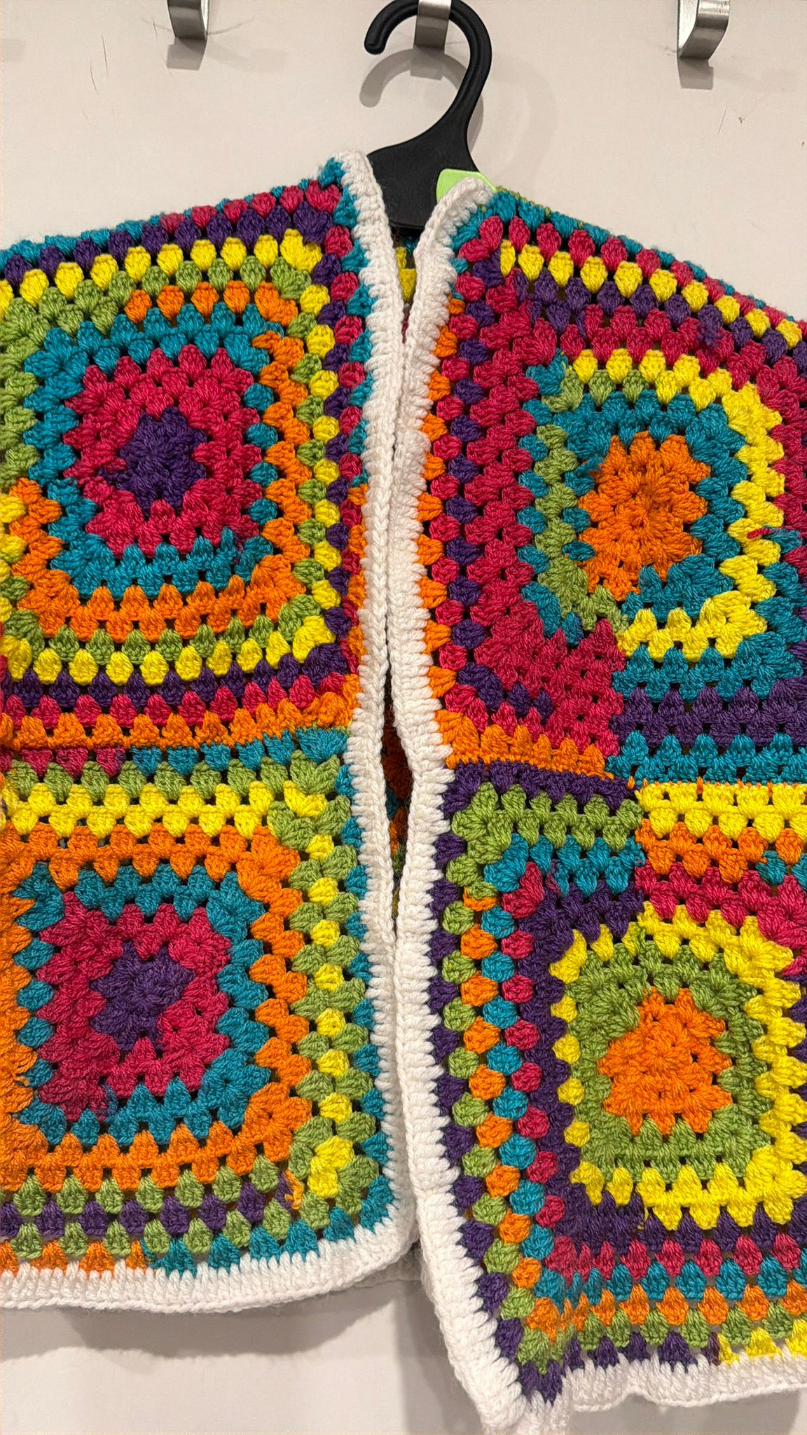Colorful Crochet Poncho