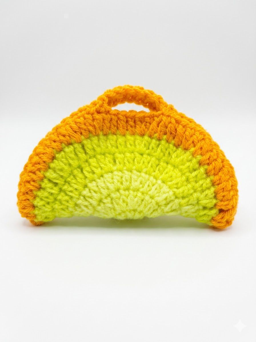 Crochet Rainbow Purse