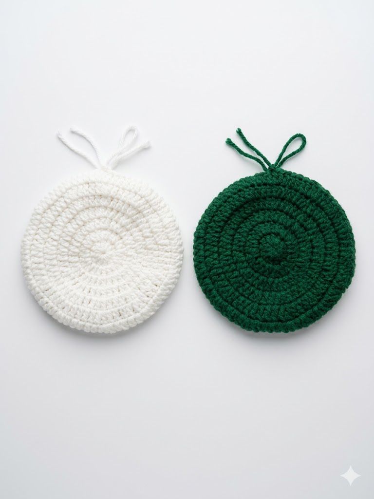 Round Crochet Purse