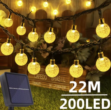 Solar String Globe Lights