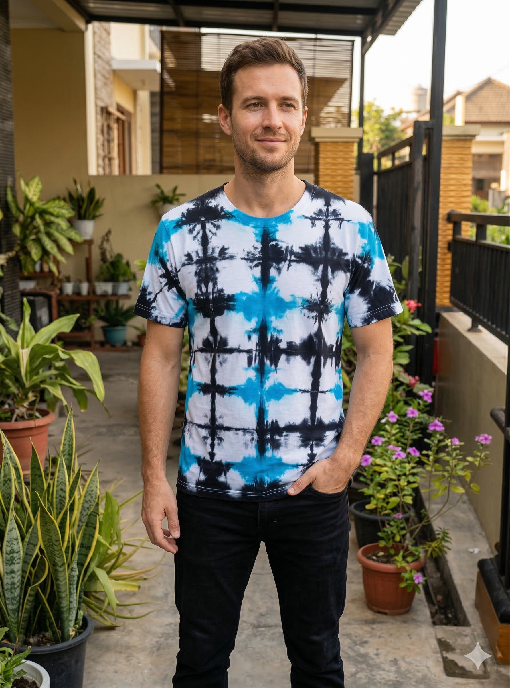 Tie-Dye Cotton T-Shirt