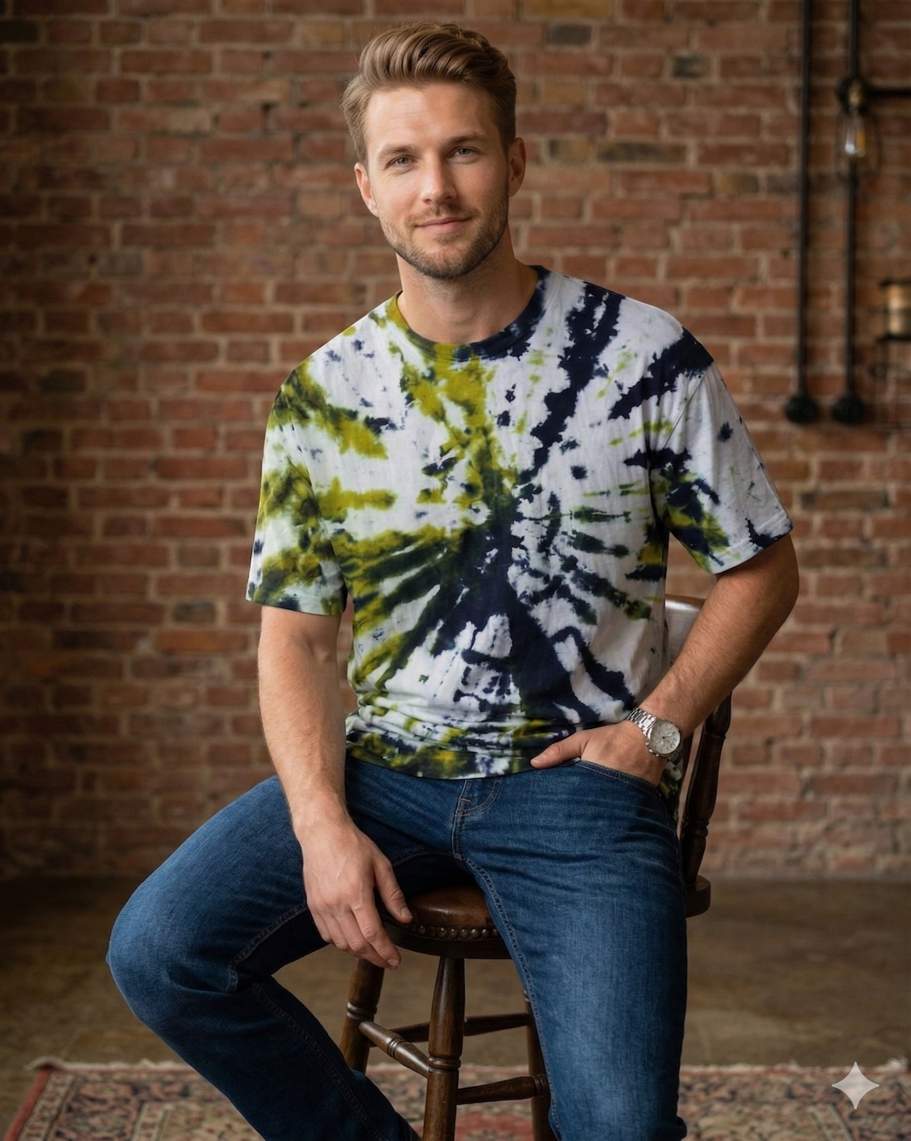 Tie-Dye Cotton T-Shirt