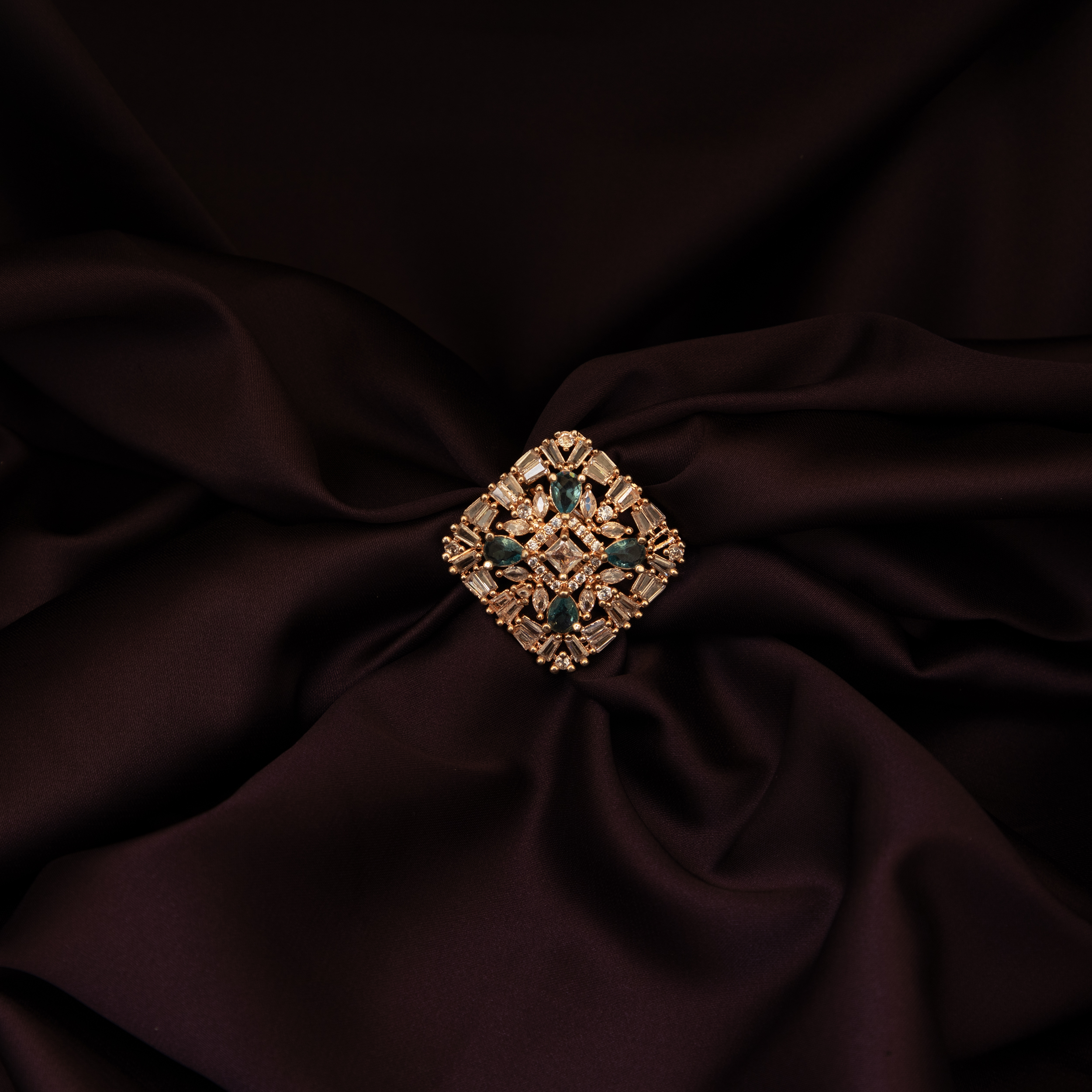 Elegant Gold-Plated Ring