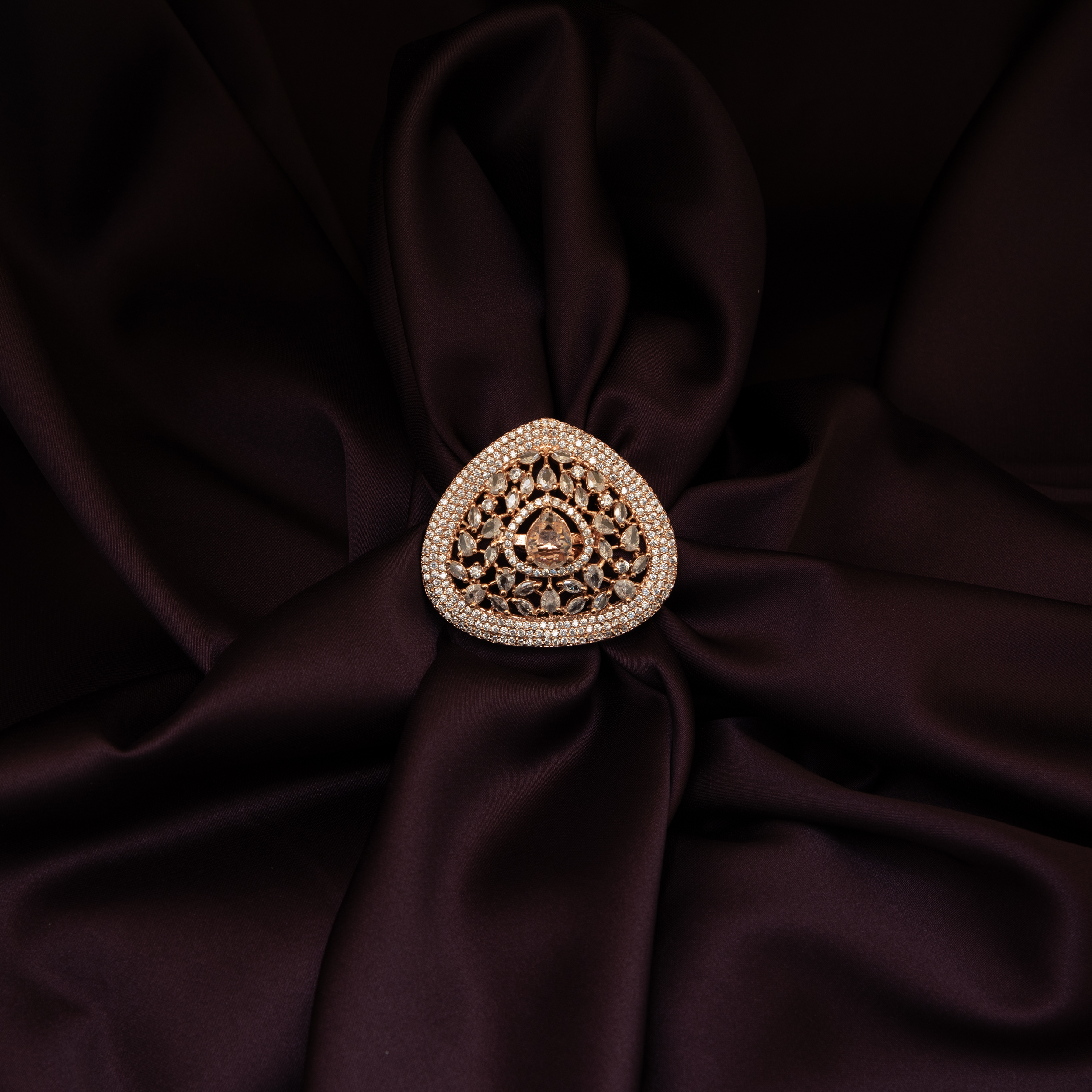 Rose Gold Designer Ring