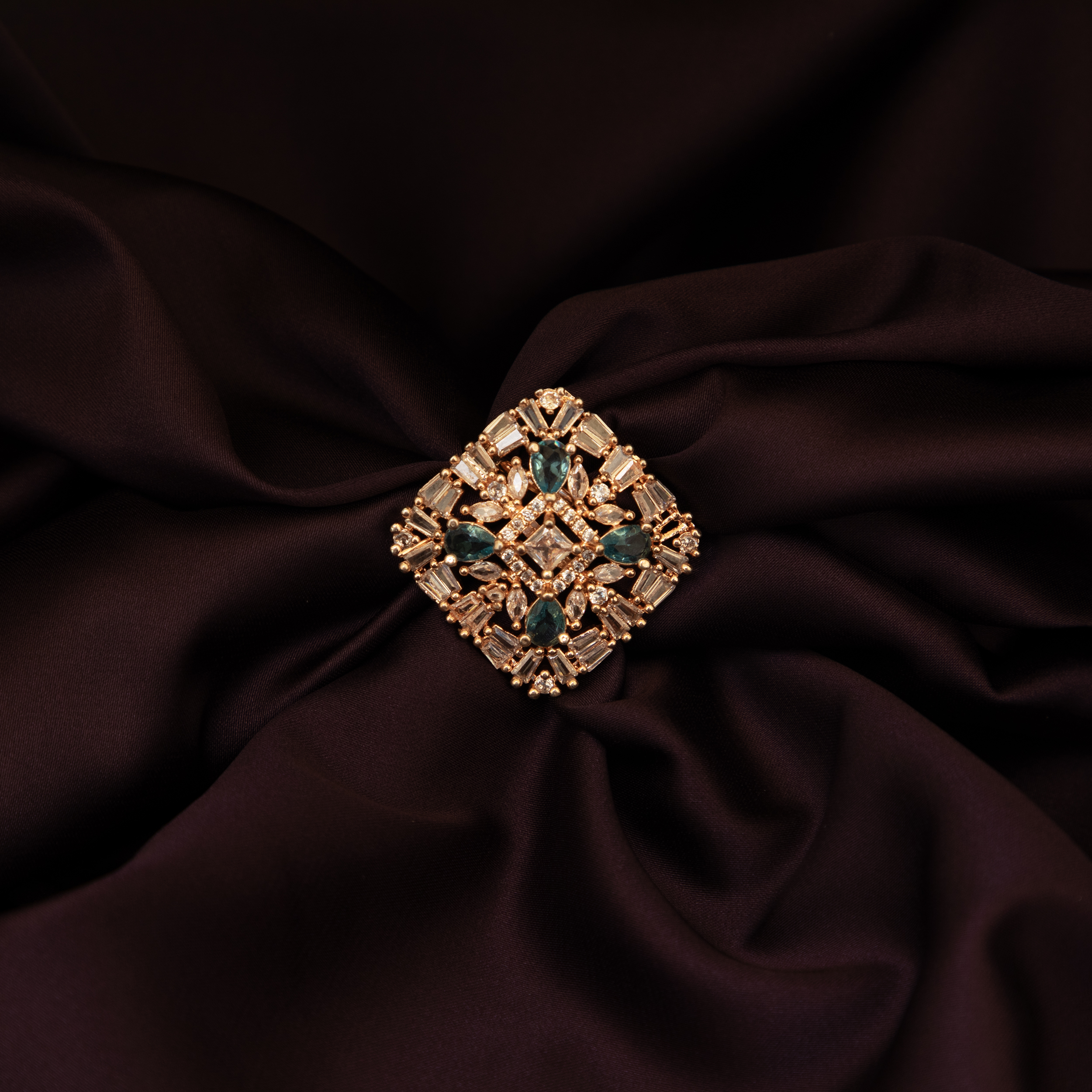 Elegant Gold-Plated Ring