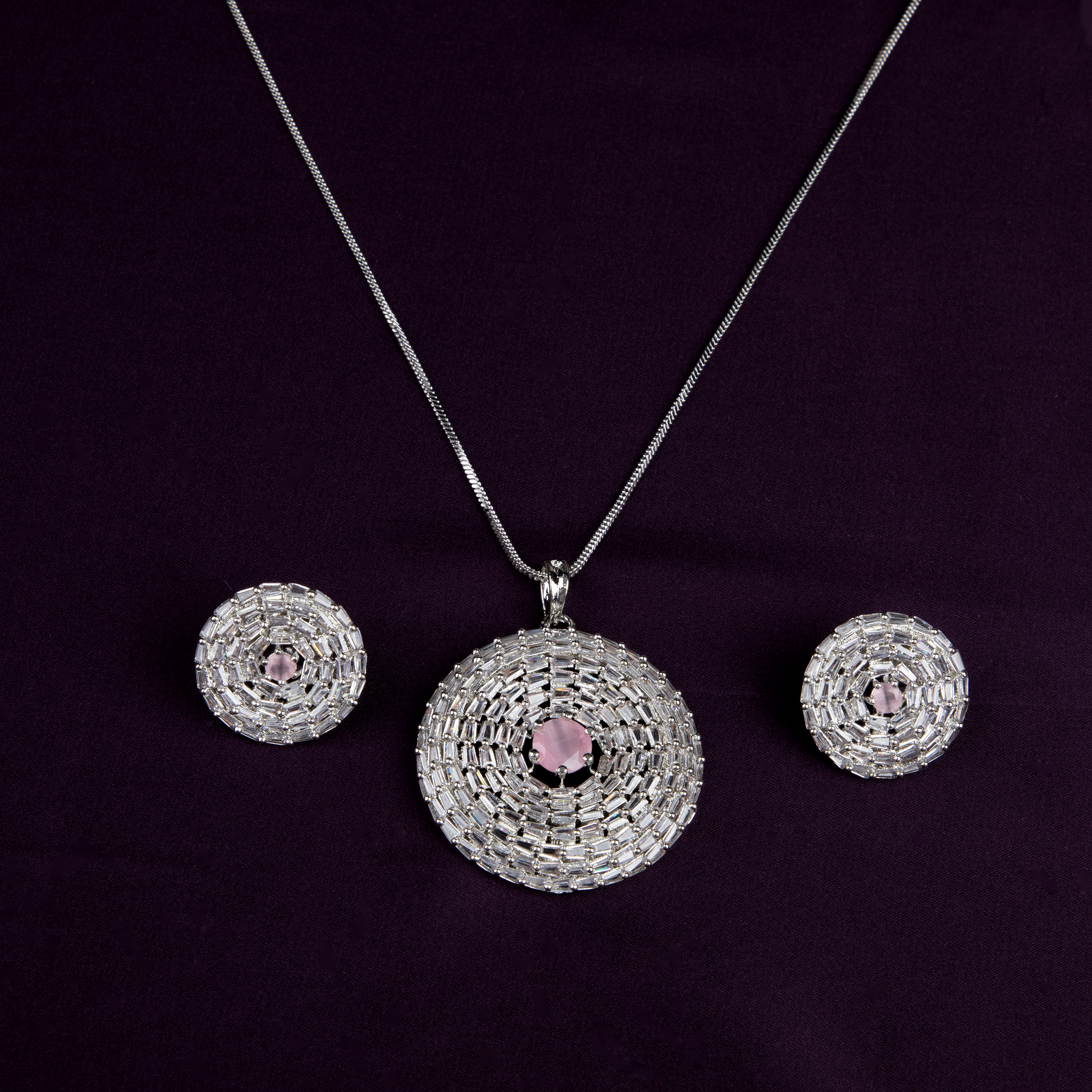 Silver Plated Jewelry Set