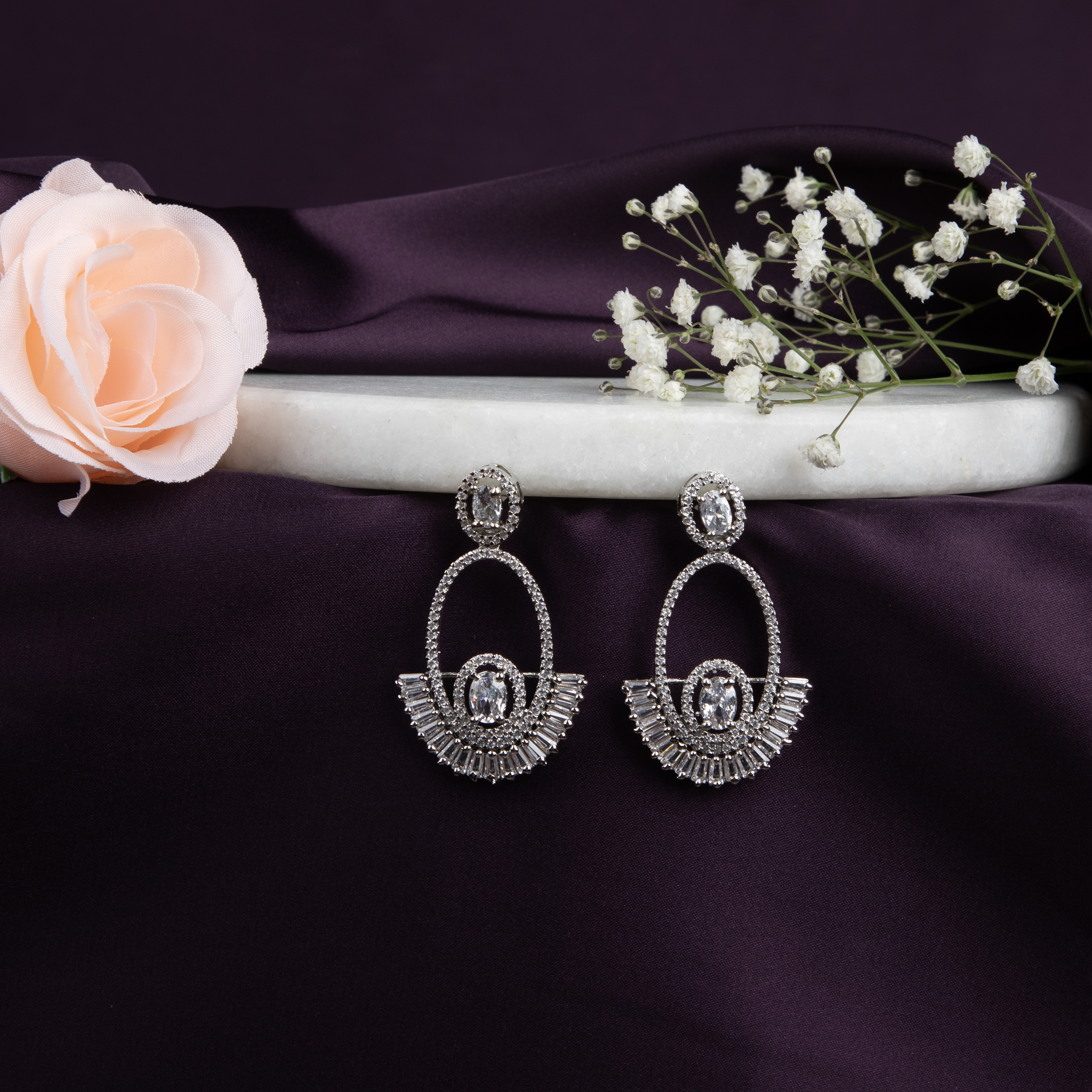 Elegant Silver Earrings