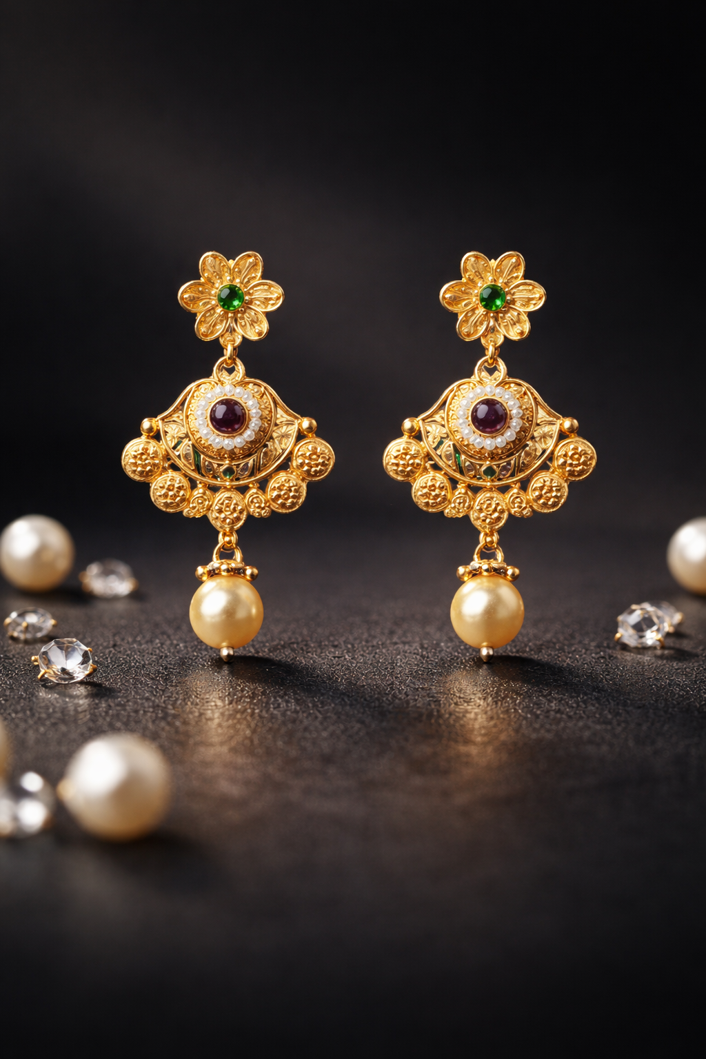 Traditional Gold Plated Necklace Set