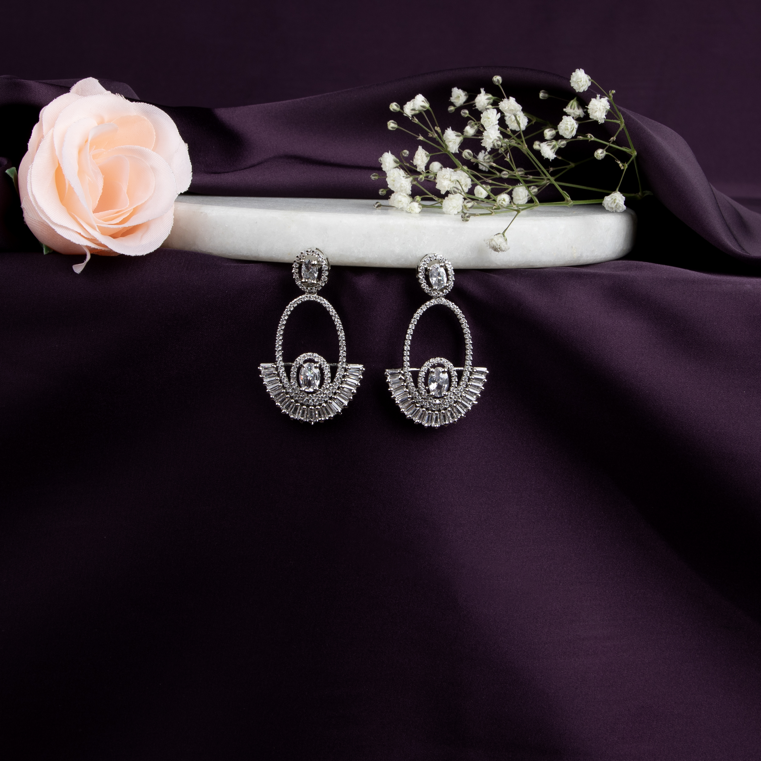 Elegant Silver Earrings