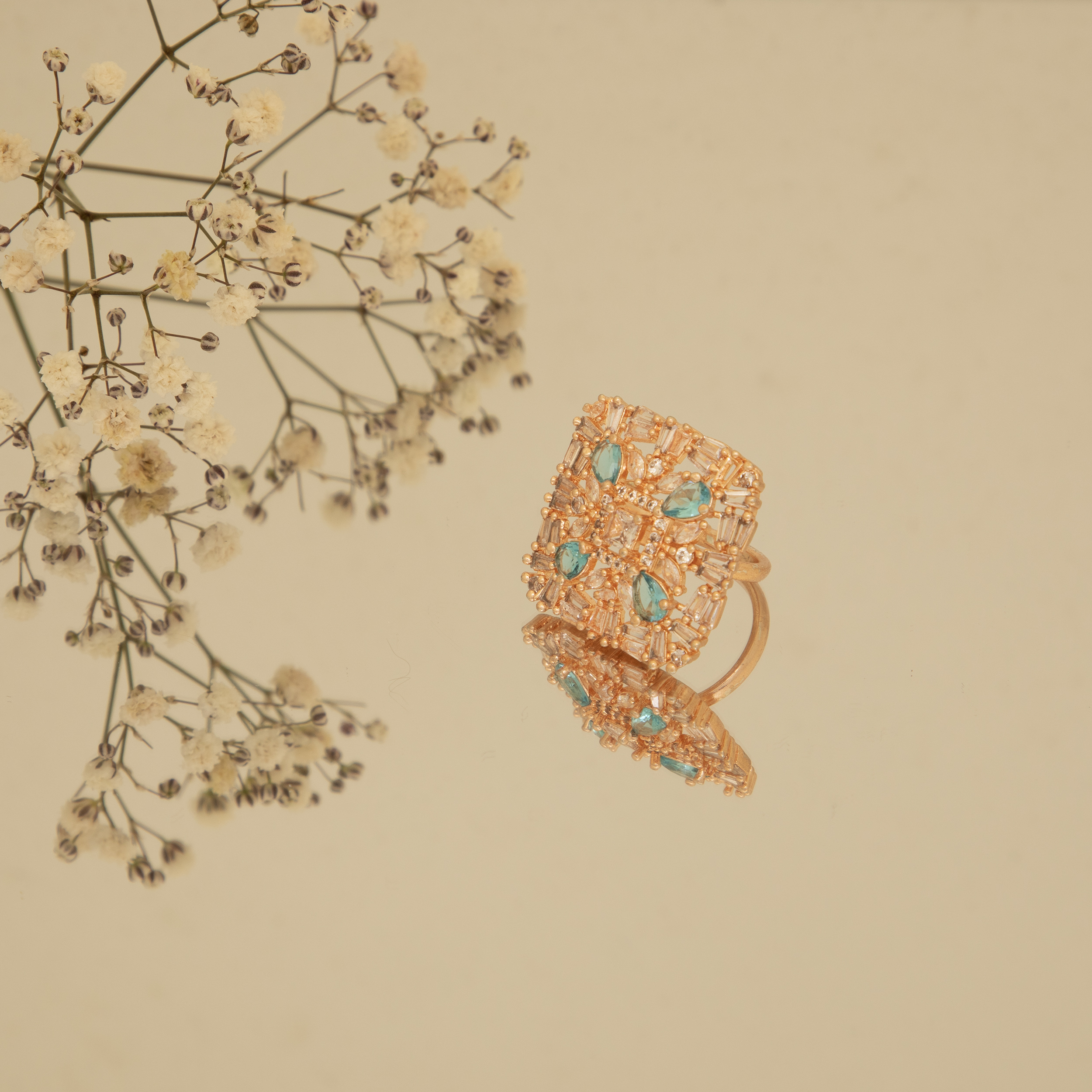 Elegant Gold-Plated Ring