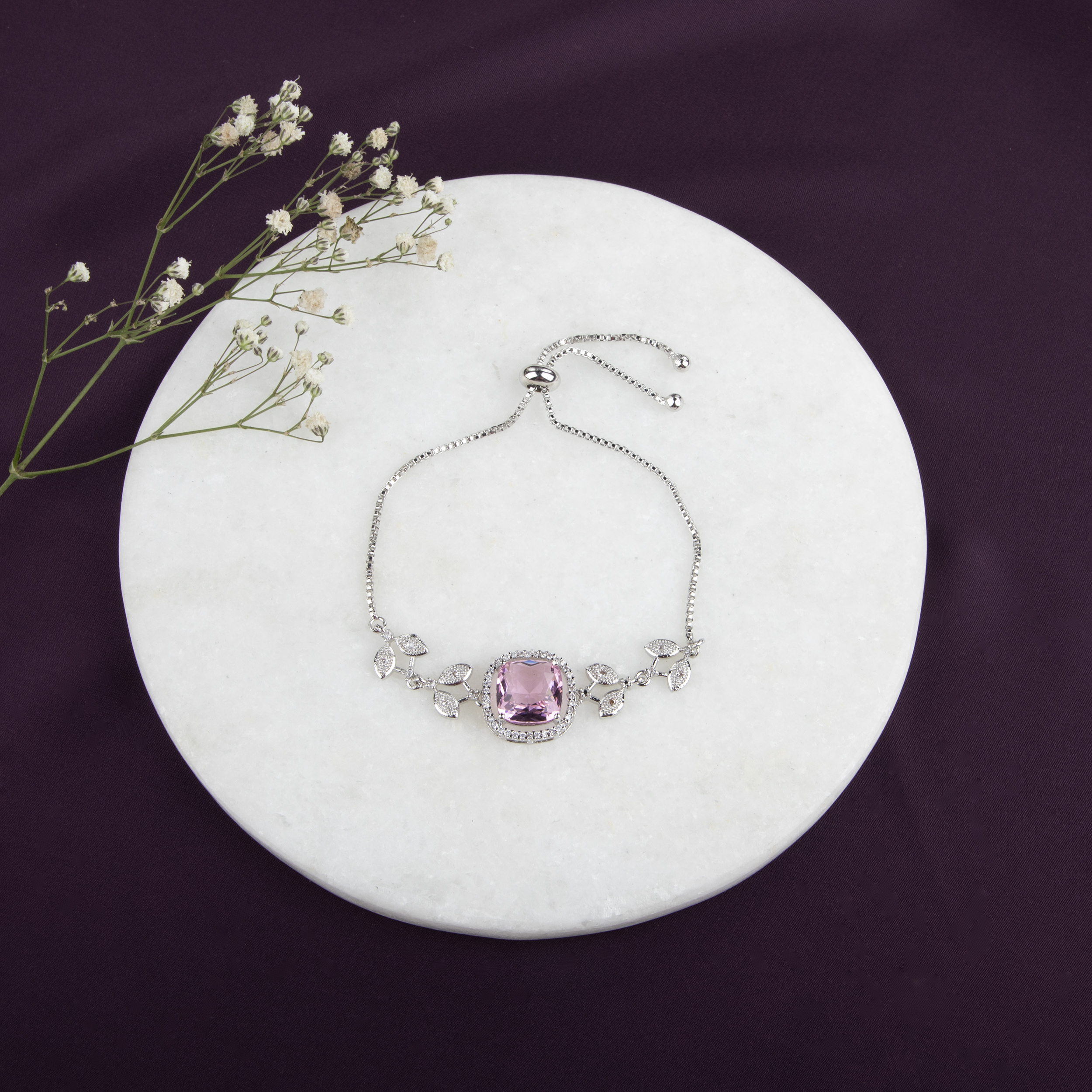 Amethyst Crystal Bracelet