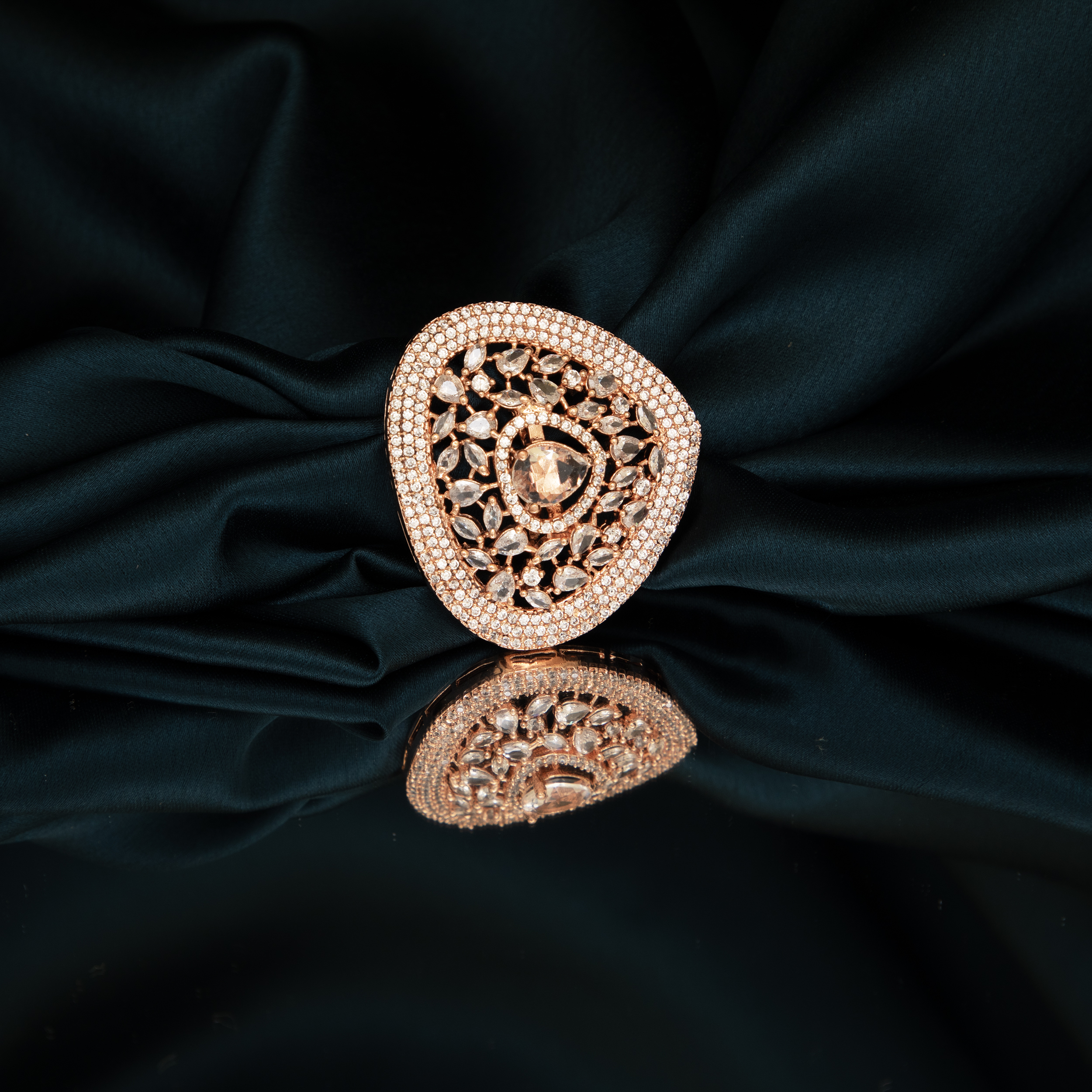 Rose Gold Designer Ring