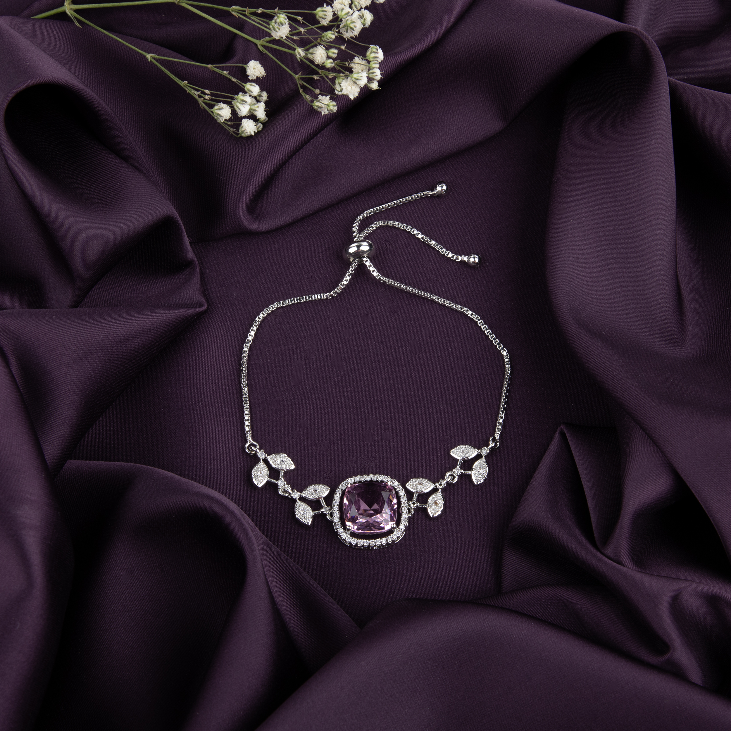 Amethyst Crystal Bracelet