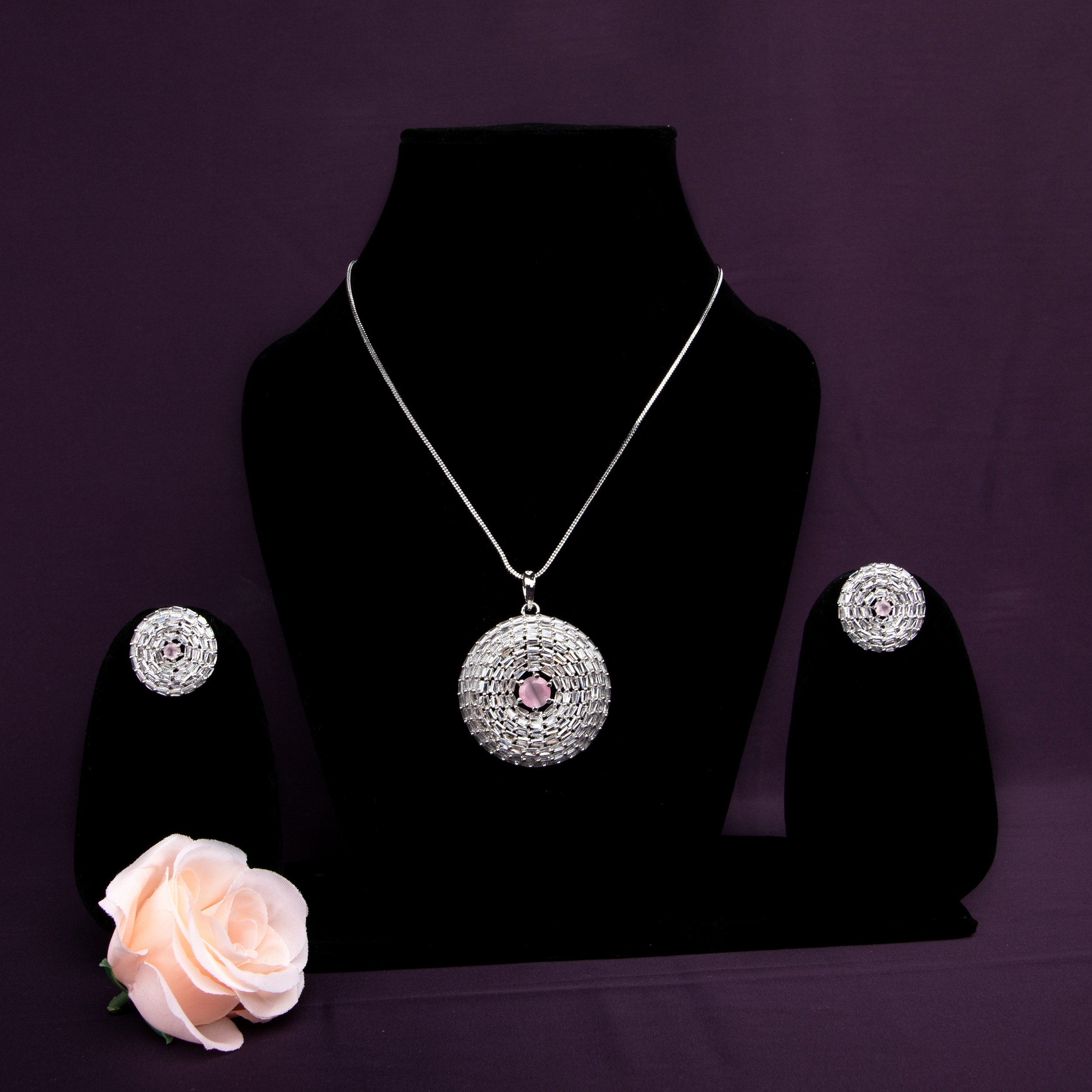 Silver Plated Jewelry Set