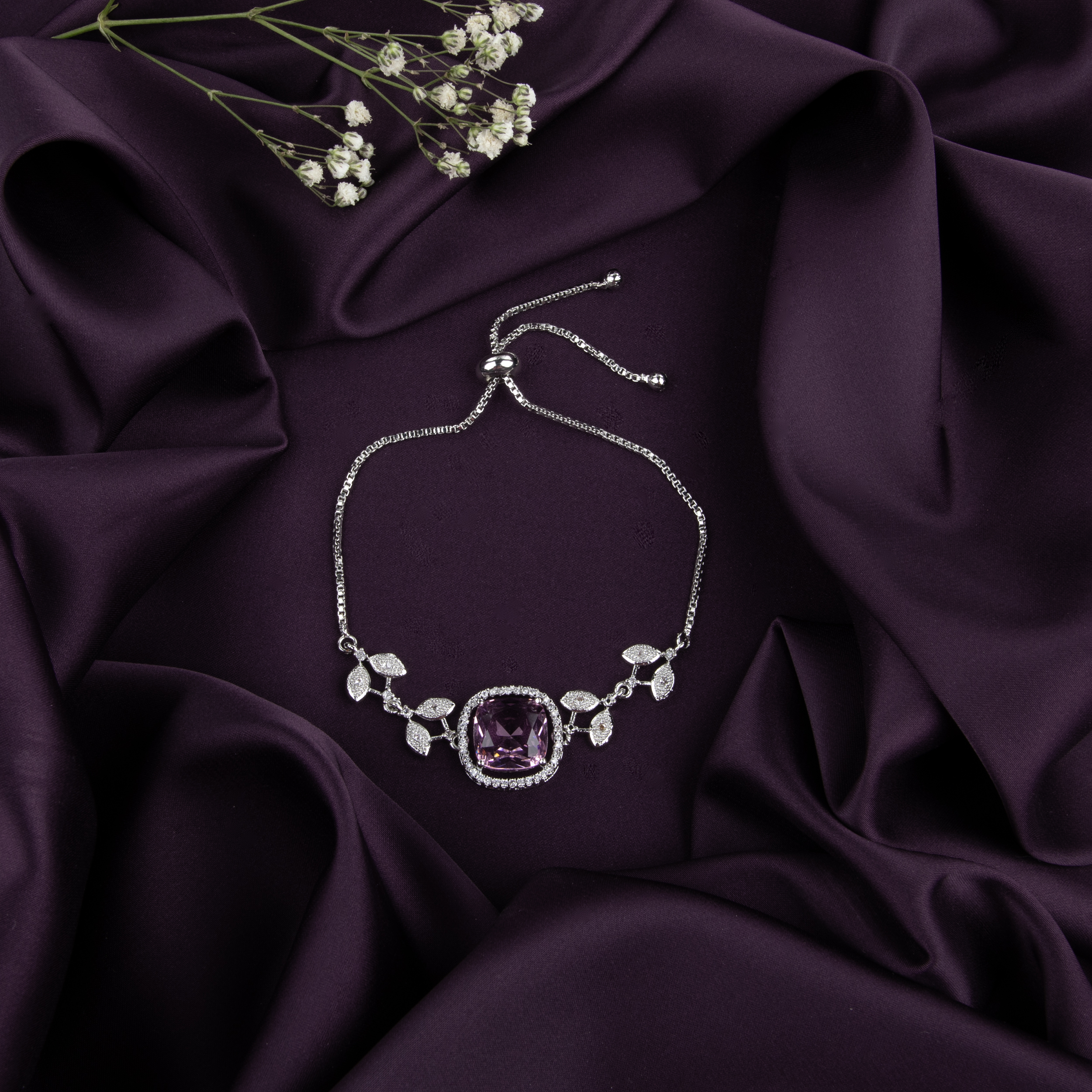 Amethyst Crystal Bracelet