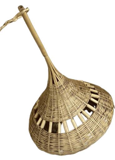 Lampa wiklinowa w kształcie łzy