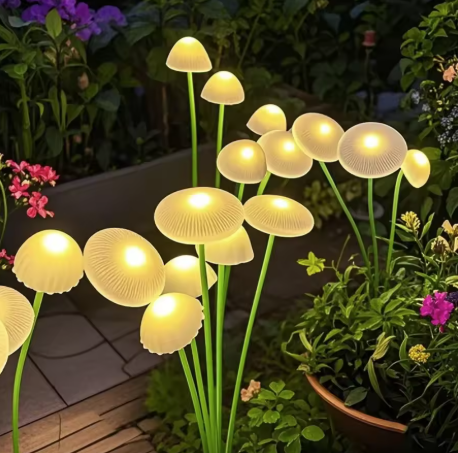 Mushroom Garden Solar Lights
